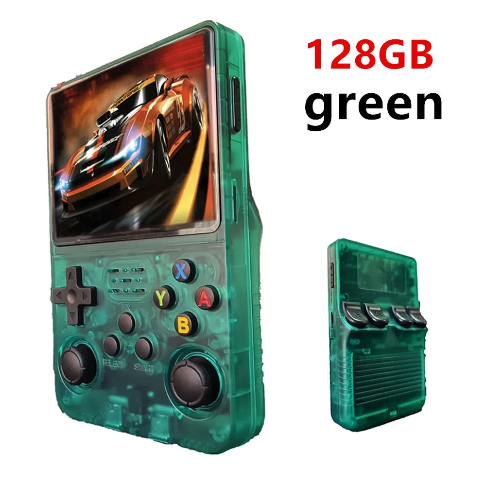 R36S Retro Handheld Video Game Console Linux System 3.5 Inch IPS Screen Portable Pocket Video Player 128GB Games Boy Gift